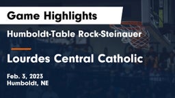 Humboldt-Table Rock-Steinauer  vs Lourdes Central Catholic  Game Highlights - Feb. 3, 2023