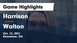 Harrison  vs Walton  Game Highlights - Oct. 13, 2021