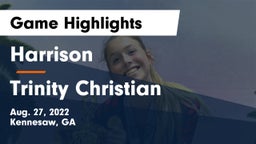 Harrison  vs Trinity Christian  Game Highlights - Aug. 27, 2022
