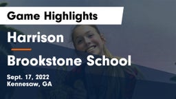 Harrison  vs Brookstone School Game Highlights - Sept. 17, 2022