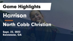 Harrison  vs North Cobb Christian  Game Highlights - Sept. 22, 2022