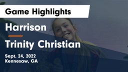Harrison  vs Trinity Christian  Game Highlights - Sept. 24, 2022