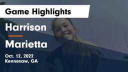 Harrison  vs Marietta  Game Highlights - Oct. 12, 2022