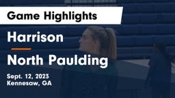 Harrison  vs North Paulding  Game Highlights - Sept. 12, 2023