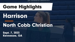 Harrison  vs North Cobb Christian  Game Highlights - Sept. 7, 2023