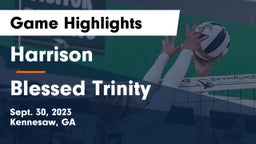 Harrison  vs Blessed Trinity  Game Highlights - Sept. 30, 2023
