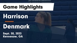 Harrison  vs Denmark  Game Highlights - Sept. 30, 2023