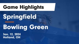 Springfield  vs Bowling Green  Game Highlights - Jan. 12, 2024