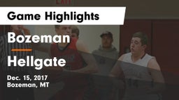 Bozeman  vs Hellgate  Game Highlights - Dec. 15, 2017