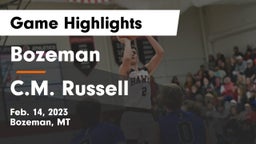 Bozeman  vs C.M. Russell  Game Highlights - Feb. 14, 2023