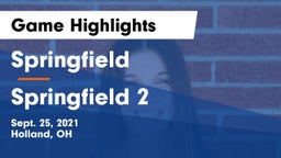 Springfield  vs Springfield 2 Game Highlights - Sept. 25, 2021