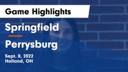 Springfield  vs Perrysburg  Game Highlights - Sept. 8, 2022