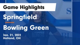 Springfield  vs Bowling Green  Game Highlights - Jan. 21, 2022