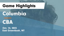 Columbia  vs CBA Game Highlights - Oct. 14, 2023