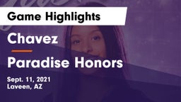 Chavez  vs Paradise Honors  Game Highlights - Sept. 11, 2021