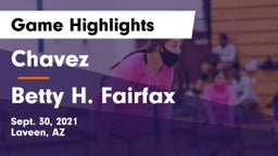 Chavez  vs Betty H. Fairfax Game Highlights - Sept. 30, 2021
