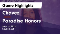 Chavez  vs Paradise Honors  Game Highlights - Sept. 9, 2022