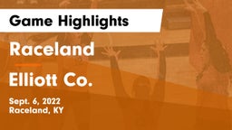 Raceland  vs Elliott Co.  Game Highlights - Sept. 6, 2022