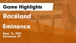 Raceland  vs Eminence  Game Highlights - Sept. 16, 2022