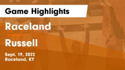 Raceland  vs Russell  Game Highlights - Sept. 19, 2022