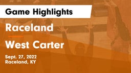 Raceland  vs West Carter  Game Highlights - Sept. 27, 2022