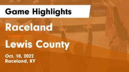 Raceland  vs Lewis County  Game Highlights - Oct. 10, 2022