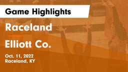 Raceland  vs Elliott Co.  Game Highlights - Oct. 11, 2022