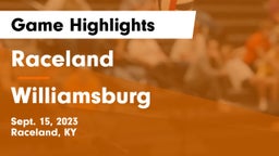 Raceland  vs Williamsburg   Game Highlights - Sept. 15, 2023