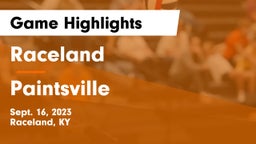Raceland  vs Paintsville  Game Highlights - Sept. 16, 2023