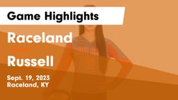 Raceland  vs Russell  Game Highlights - Sept. 19, 2023