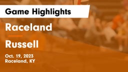 Raceland  vs Russell Game Highlights - Oct. 19, 2023