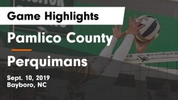 Pamlico County  vs Perquimans  Game Highlights - Sept. 10, 2019