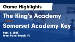 The King's Academy vs Somerset Academy Key Game Highlights - Feb. 2, 2023