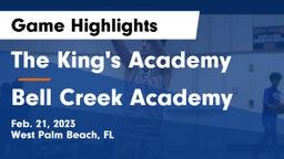 The King's Academy vs Bell Creek Academy Game Highlights - Feb. 21, 2023