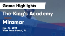 The King's Academy vs Miramar Game Highlights - Jan. 13, 2024