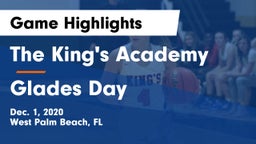 The King's Academy vs Glades Day Game Highlights - Dec. 1, 2020