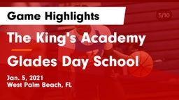 The King's Academy vs Glades Day School Game Highlights - Jan. 5, 2021