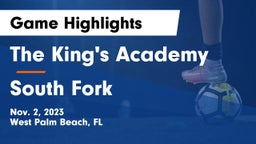 The King's Academy vs South Fork  Game Highlights - Nov. 2, 2023