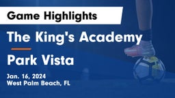 The King's Academy vs Park Vista  Game Highlights - Jan. 16, 2024