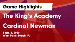 The King's Academy vs Cardinal Newman Game Highlights - Sept. 8, 2020