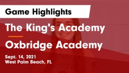 The King's Academy vs Oxbridge Academy Game Highlights - Sept. 14, 2021