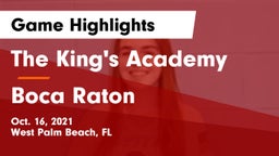 The King's Academy vs Boca Raton  Game Highlights - Oct. 16, 2021