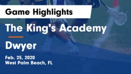 The King's Academy vs Dwyer  Game Highlights - Feb. 25, 2020