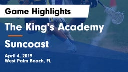 The King's Academy vs Suncoast Game Highlights - April 4, 2019