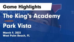 The King's Academy vs Park Vista  Game Highlights - March 9, 2023