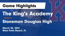 The King's Academy vs Stoneman Douglas High Game Highlights - March 30, 2023