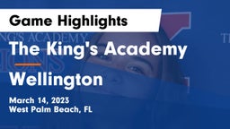 The King's Academy vs Wellington  Game Highlights - March 14, 2023