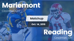 Matchup: Mariemont High vs. Reading  2016