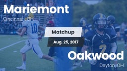 Matchup: Mariemont High vs. Oakwood  2017