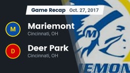 Recap: Mariemont  vs. Deer Park  2017
